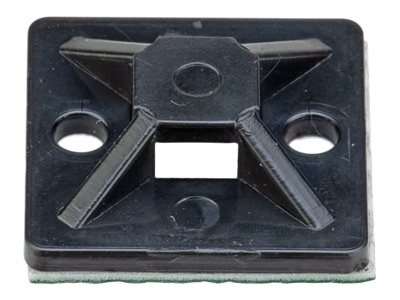 Panduit StrongHold - Cable tie mount - indoor - black (pack of 30) SMP12A-3X0