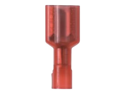 Panduit StrongHold - Female disconnect - red (pack of 25) EDNF18-250FIB-Q