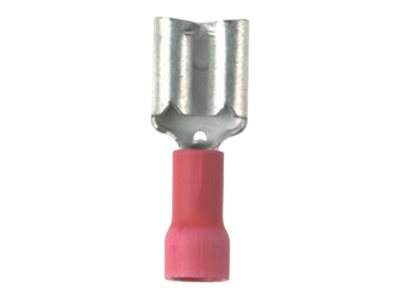 Panduit StrongHold - Female disconnect - red (pack of 25) EDV18-250B-Q