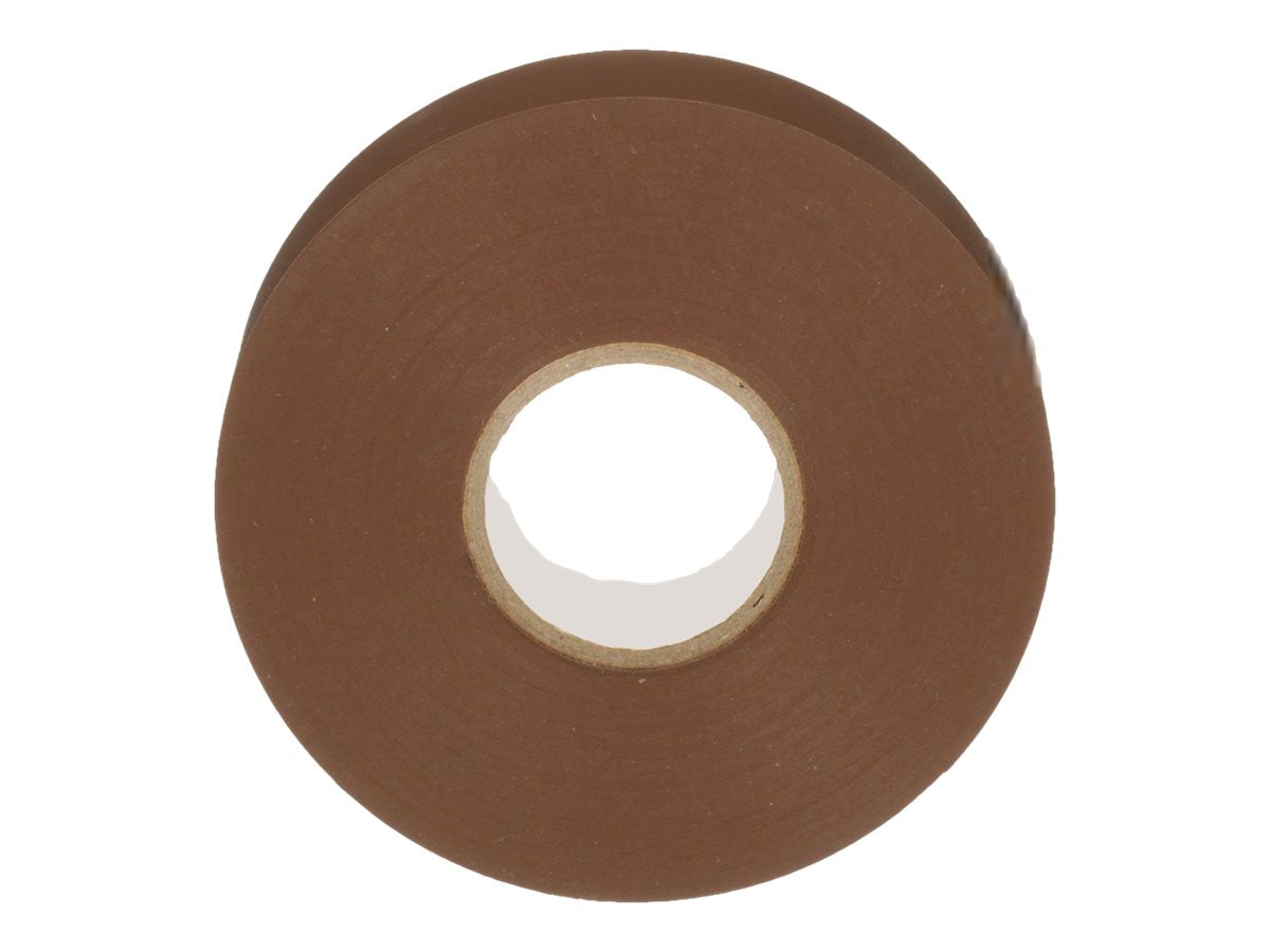 Panduit StrongHold ST35 Series - Electrical insulation tape - 0.75 in x 66 ft - polyvinyl chloride (PVC) - brown ST35-075-66BR