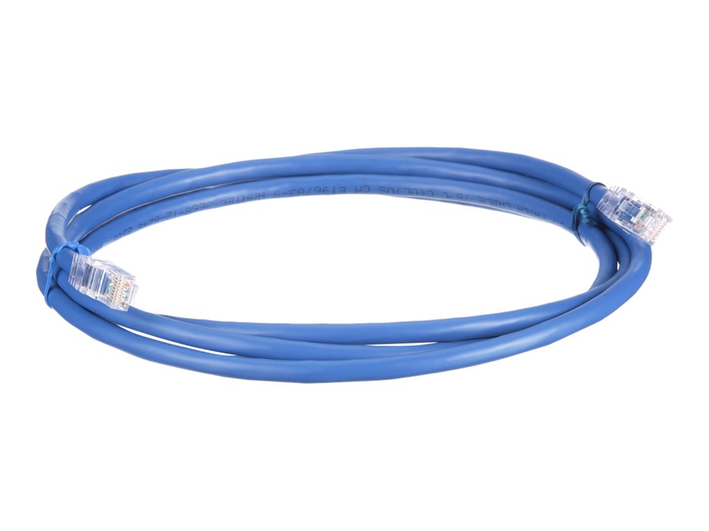 Panduit TX6A 10Gig - Patch cable - RJ-45 (M) to RJ-45 (M) - 49 ft - UTP - CAT 6a - IEEE 802.3af/IEEE 802.3at/IEEE 802.3bt - booted, UTP6AX1.5MBL