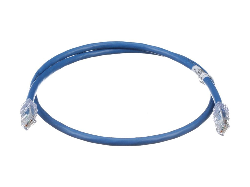Panduit TX6A 10Gig - Patch cable - RJ-45 (M) to RJ-45 (M) - 7.9 in - 0.3 in - UTP - CAT 6a - IEEE 802.3af/IEEE 802.3at/IEEE 802.3bt UTP6AX0.2MVL