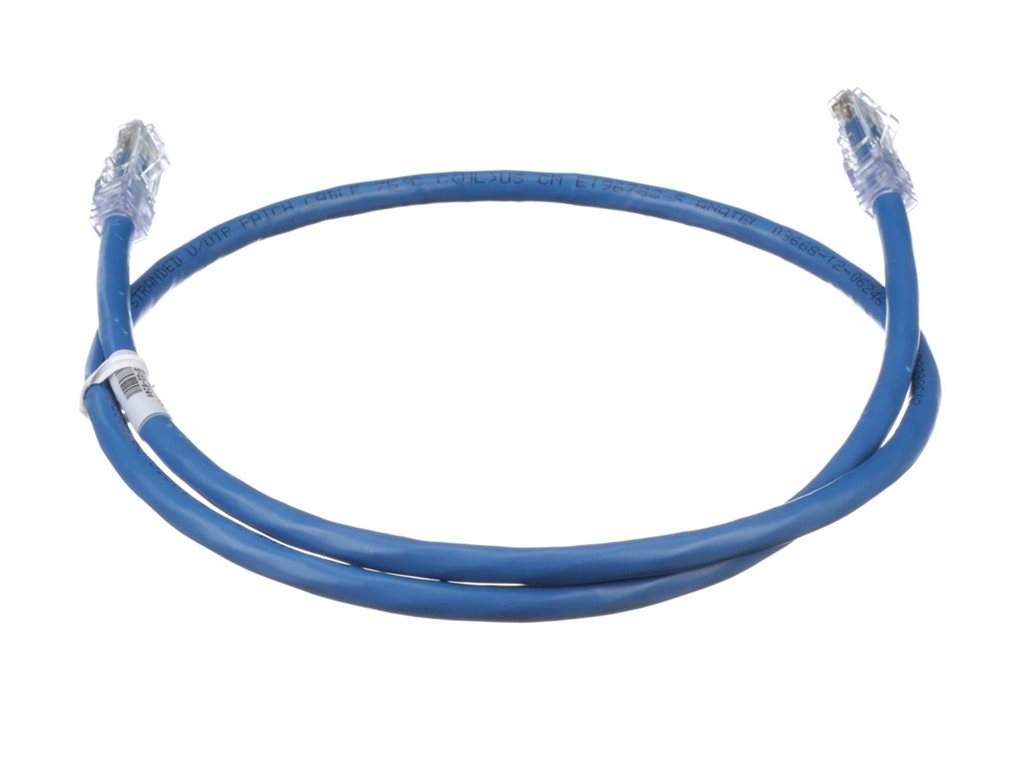 Panduit TX6A 10Gig - Patch cable - RJ-45 (M) to RJ-45 (M) - 7.9 in - UTP - CAT 6a - IEEE 802.3af/IEEE 802.3at/IEEE 802.3bt - UTP6AX0.2MOR
