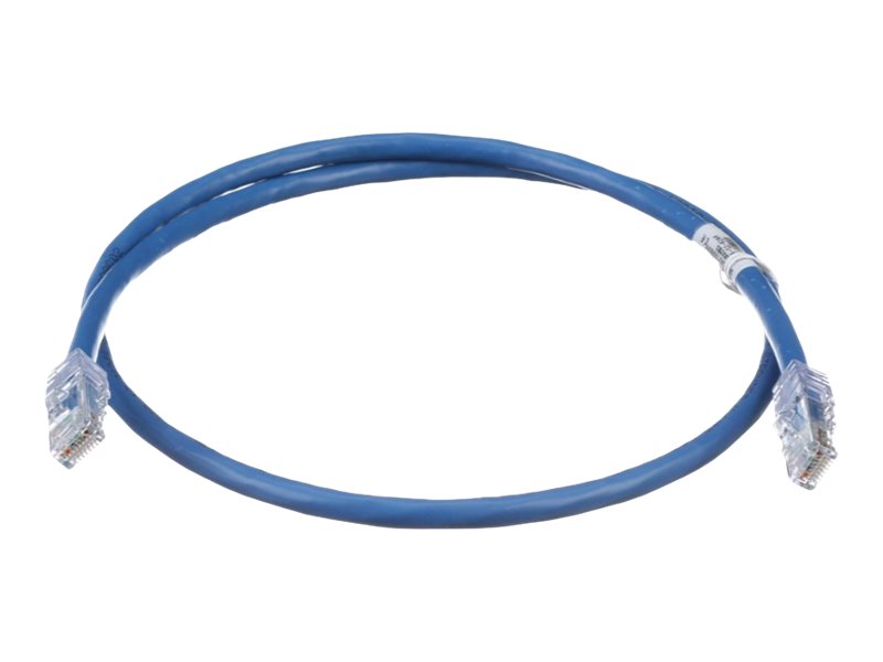 Panduit TX6A - Patch cable - RJ-45 (M) to RJ-45 (M) - 7.9 in - 0.3 in - UTP - CAT 6a - IEEE 802.3af/IEEE 802.3at/IEEE 802.3bt UTP6AX0.2MRD