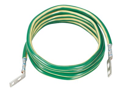 Panduit Telecommunication Equipment Bonding Conductor Kit - Rack grounding kit - green with yellow stripe - 20 ft