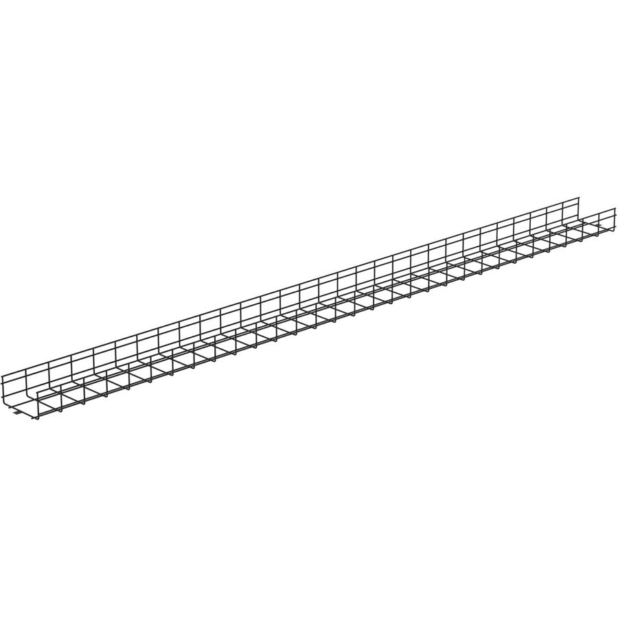 Panduit Wire Basket 4" H x 18" W, Black Powdered Coated