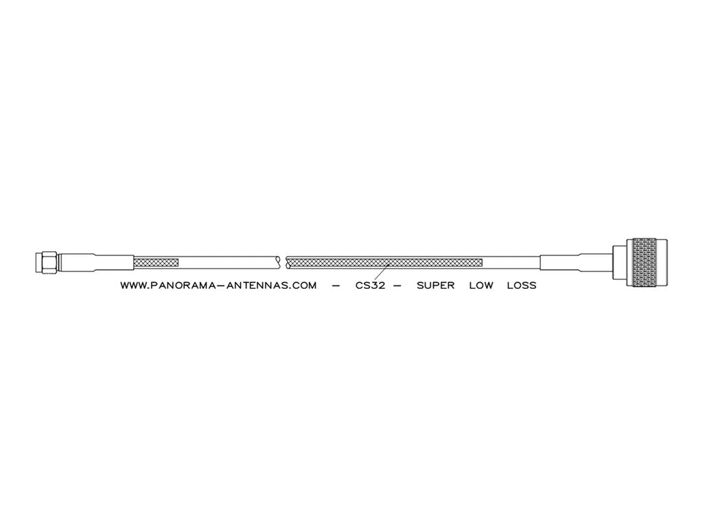 Panorama CS32 - Antenna cable - SMA (M) to N connector (M) - 16.4 ft - coaxial C32SP-5NP