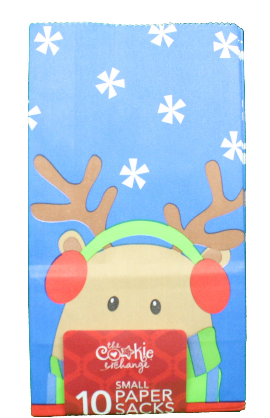 Paper Small Treat Sacks - Set of 10 - Reindeer