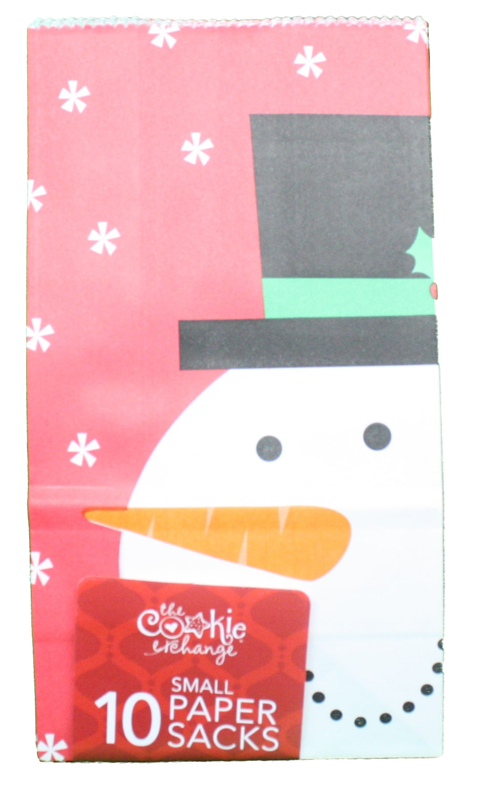 Paper Small Treat Sacks - Set of 10 - Snowman