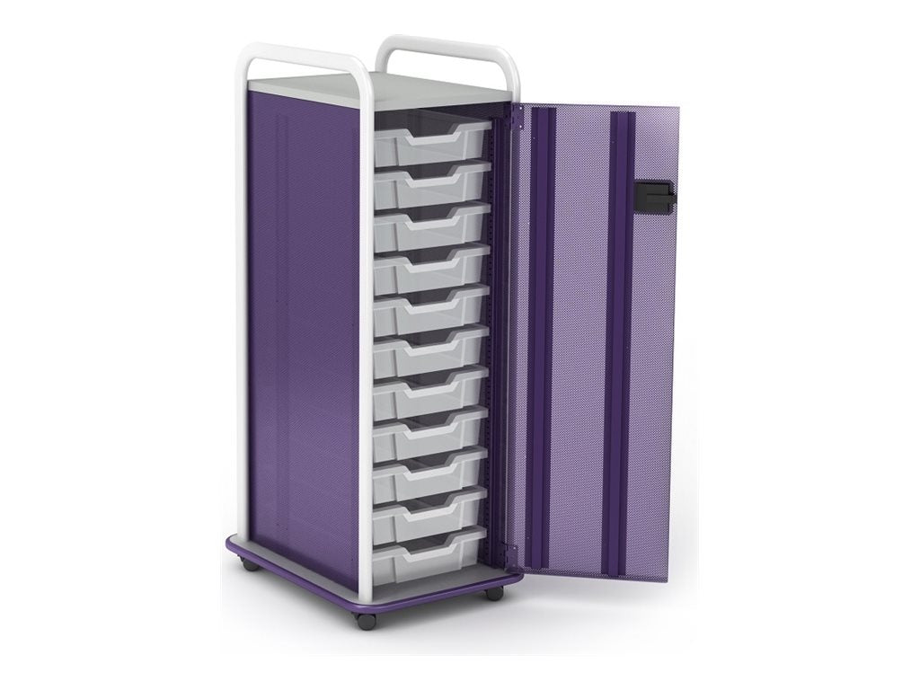 Paragon A&D Crossfit Storage - Trolley - 11 drawers - 16 gauge tubular steel, TFM CFS42OFTOTES17-918XZX