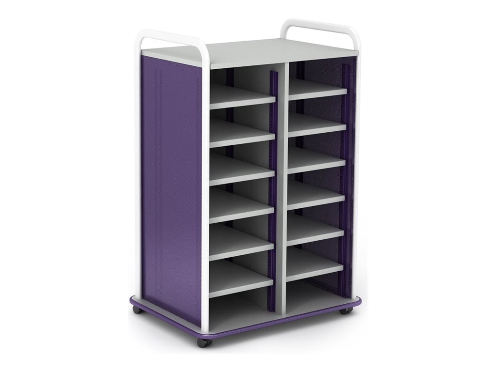 Paragon A&D Crossfit Storage - Trolley - 18 shelves - 16 gauge tubular steel, TFM CFD60OFSHLV-918XZX