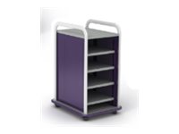 Paragon A&D Crossfit Storage - Trolley - 6 shelves - 16 gauge tubular steel, TFM CFS42OFSHLV-918PZP