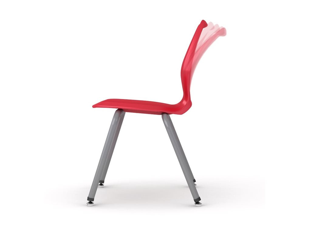 Paragon A&D Ready - Chair - injection molded polypropylene - fire truck red READY4L14C-AT