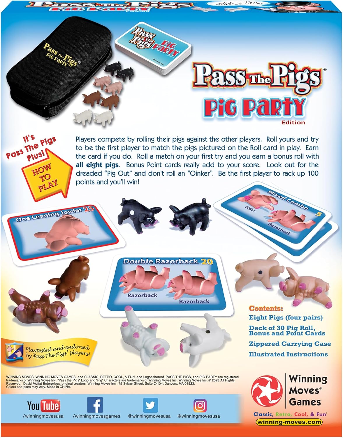 Pass The Pigs Pig Party Classic Party Game