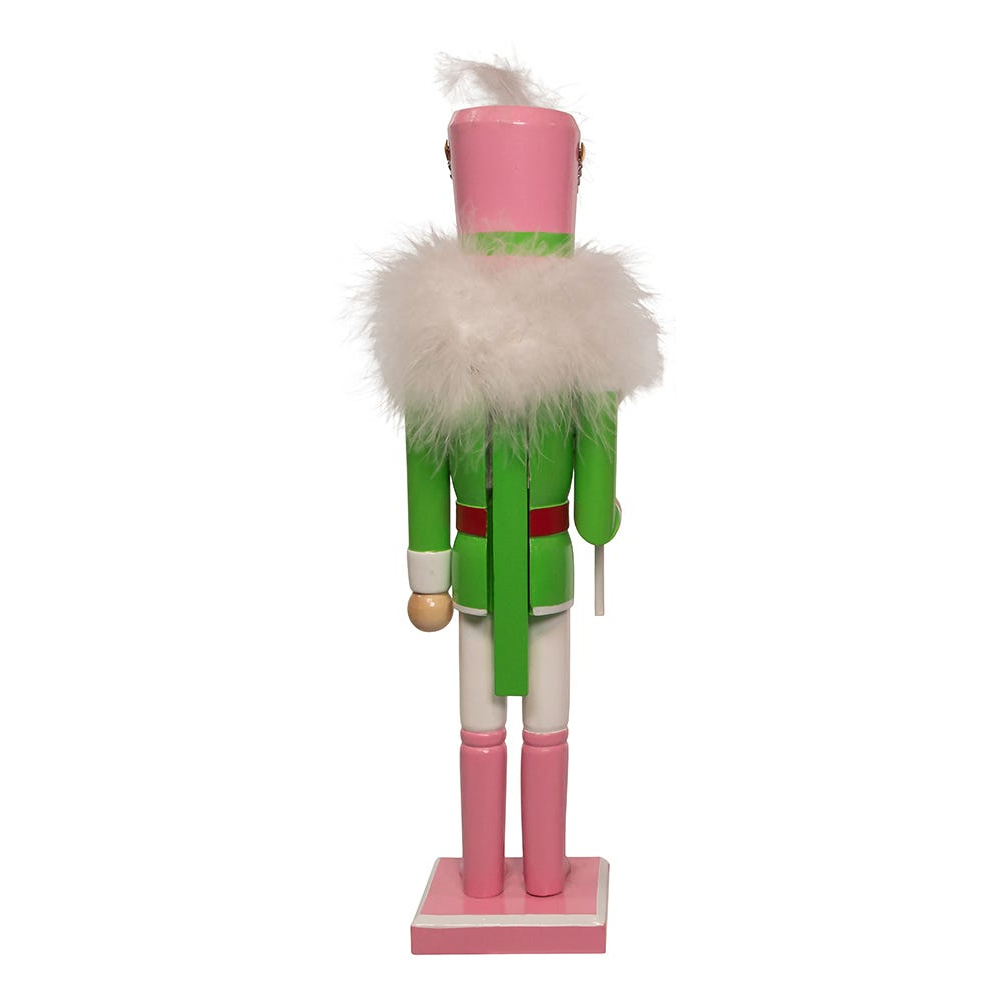 Pastel Soldier Nutcracker - 15 Inch - Green