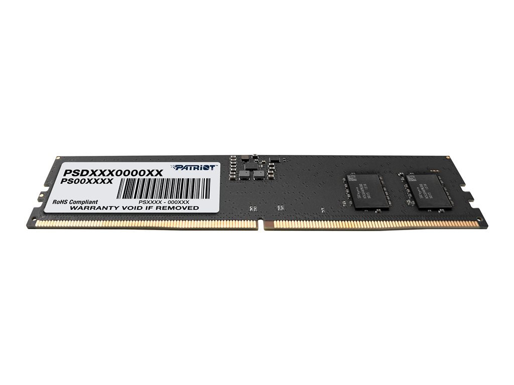 Patriot Signature Line - DDR5 - kit - 16 GB: 2 x 8 GB - DIMM 288-pin - 5200 MHz / PC5-41600 - CL42 - 1.1 V - unbuffered - on-die PSD516G5200K