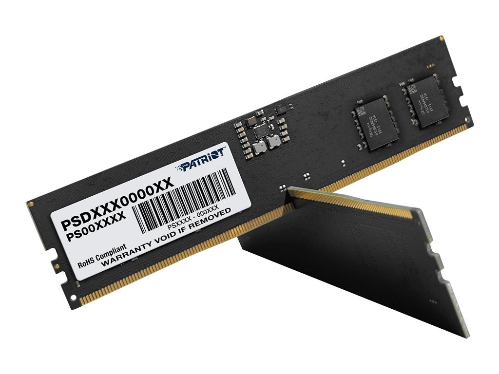 Patriot Signature Line - DDR5 - kit - 16 GB: 2 x 8 GB - DIMM 288-pin - 5200 MHz / PC5-41600 - CL42 - 1.1 V - unbuffered - on-die PSD516G5200K