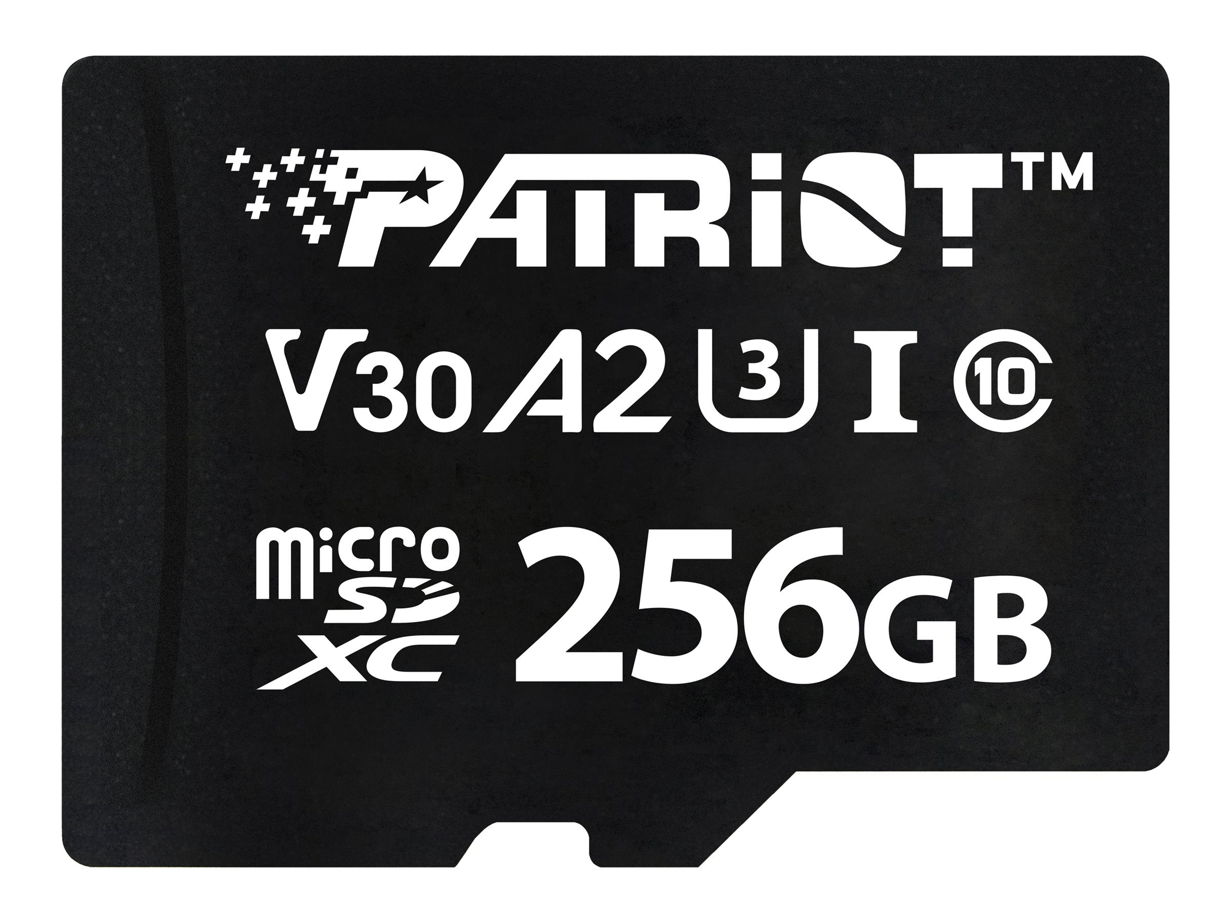 Patriot VX Series - Flash memory card - 256 GB - A2 / Video Class V30 / UHS-I U3 / Class10 - microSDXC UHS-I U3 PSF256GVX32MCX