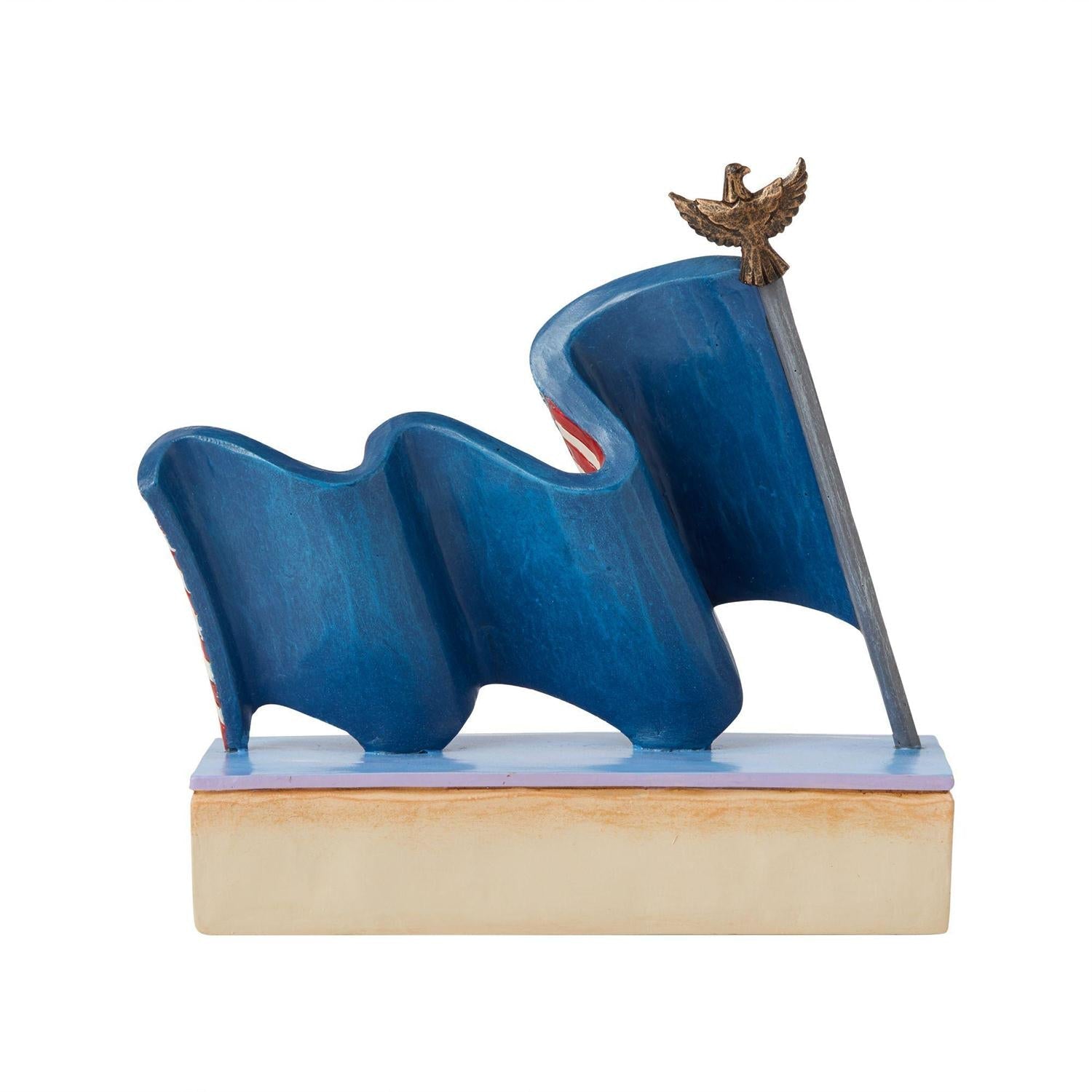 Patriotic One Nation Flag Figurine