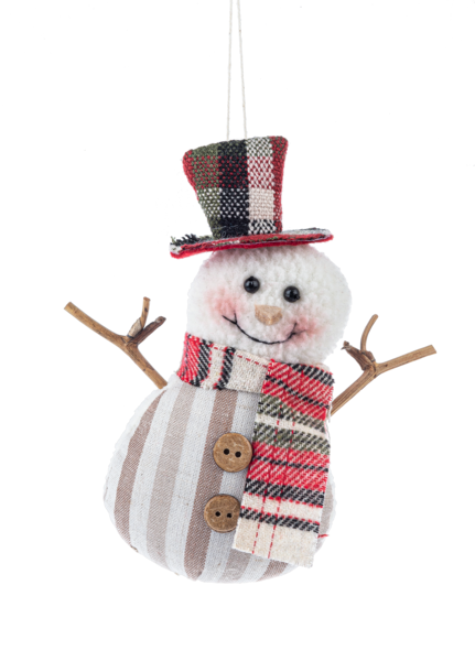 Pattern Play - Snowman Ornaments -