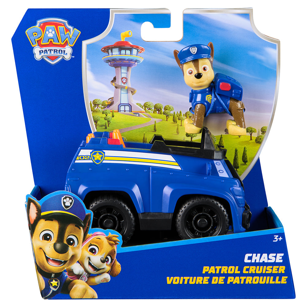 Paw Patrol Rescue Vehicle and Character - Chase and Patrol Cruiser