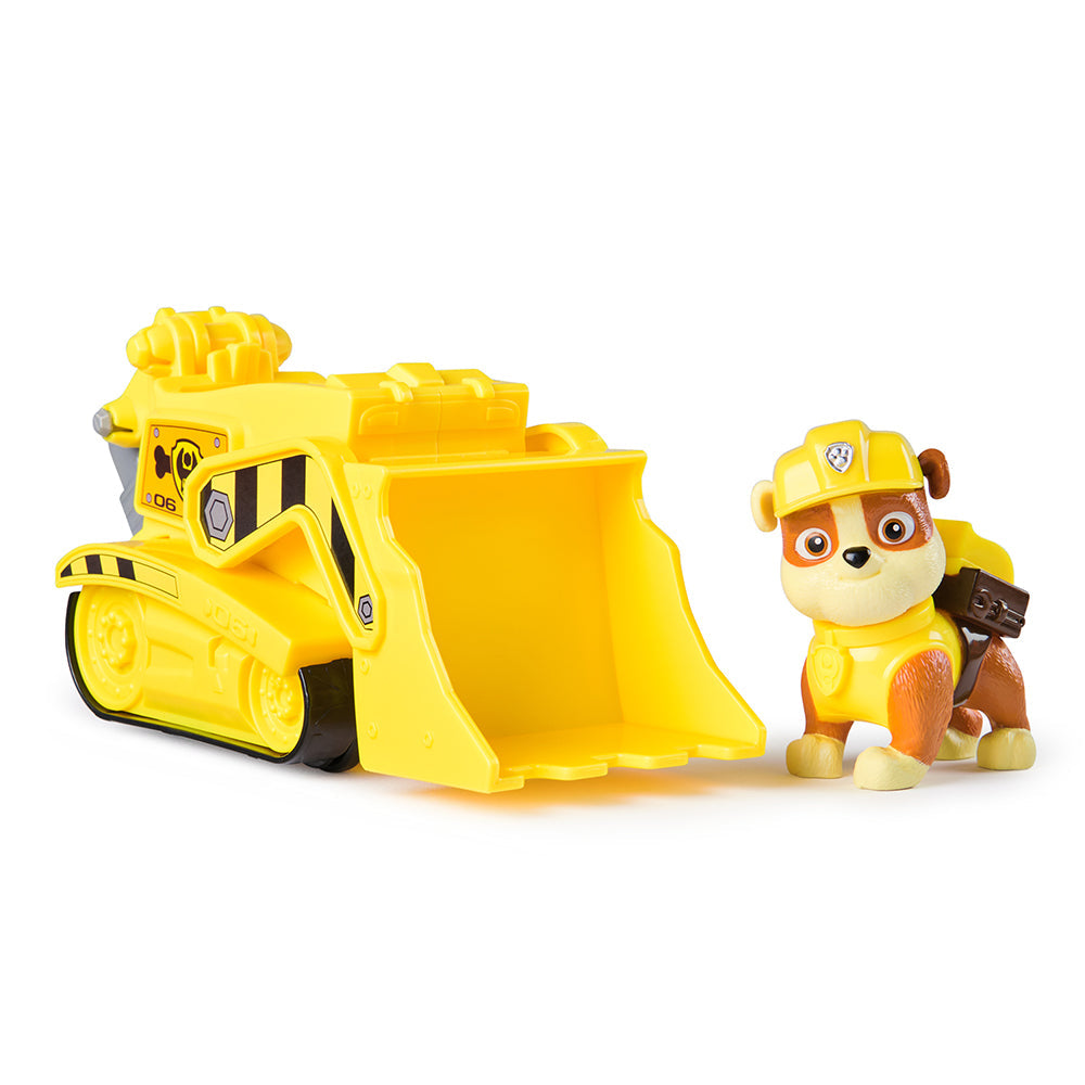 Paw Patrol Rescue Vehicle and Character - Rubble and Bulldozer
