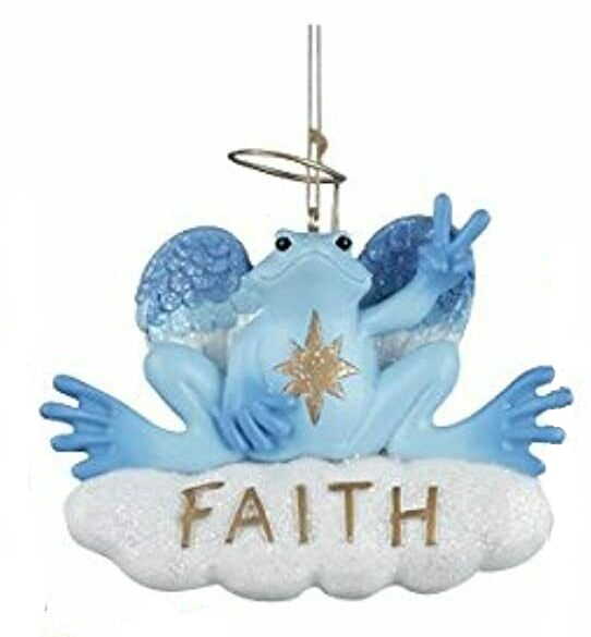 Peace Frog Ornament - Faith