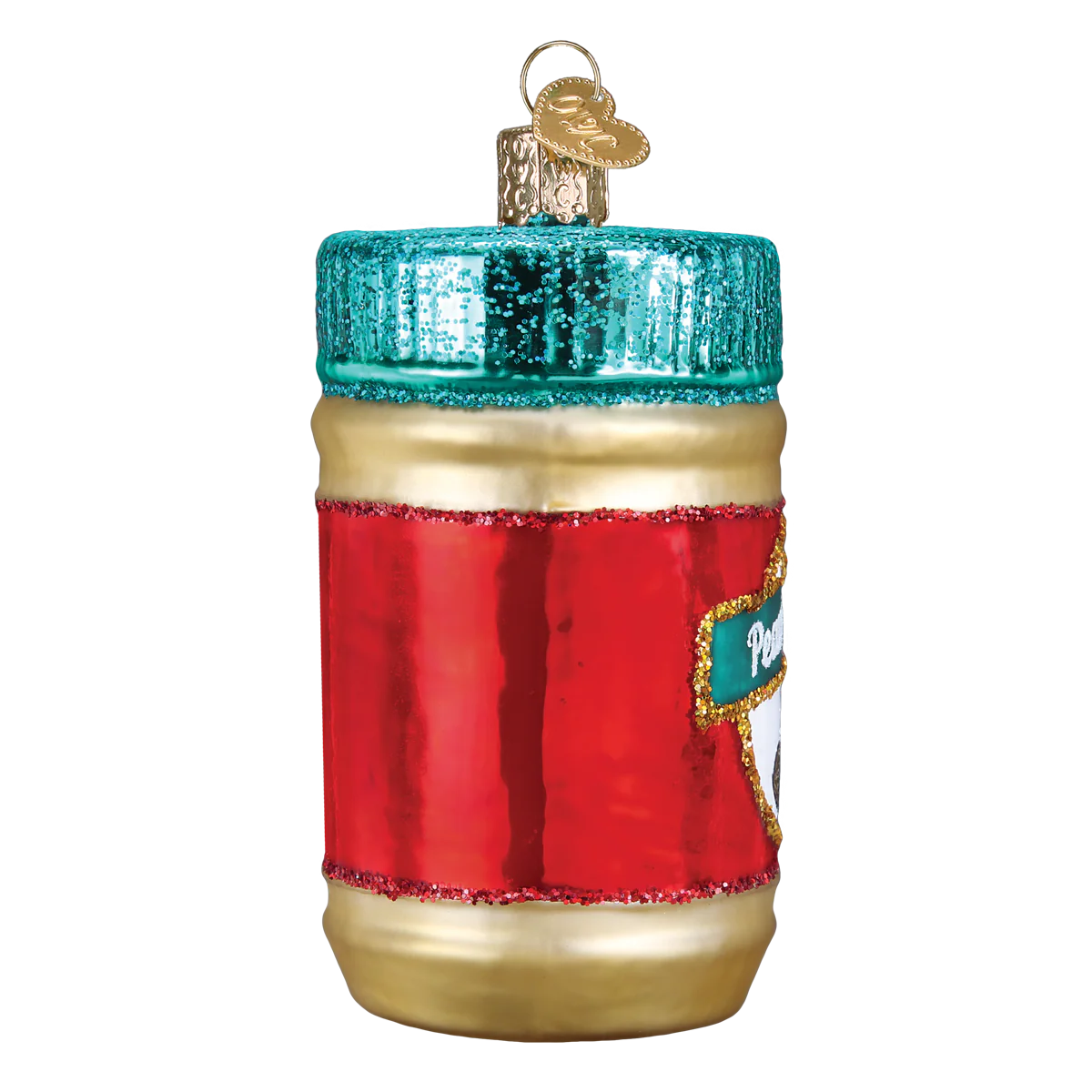 Peanut Butter Glass Ornament