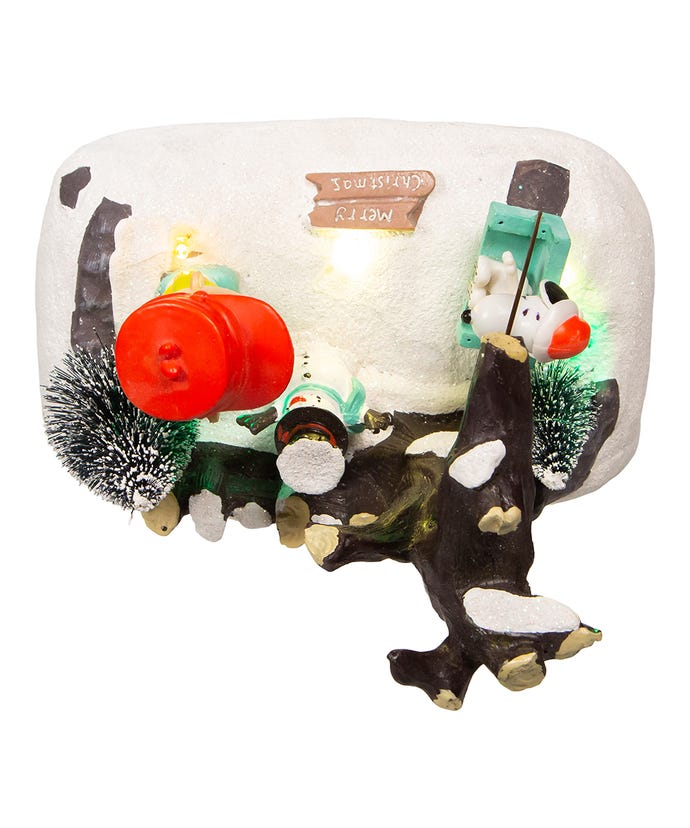 Peanuts Battery Operated Snoopy Swing Musical Table Piece