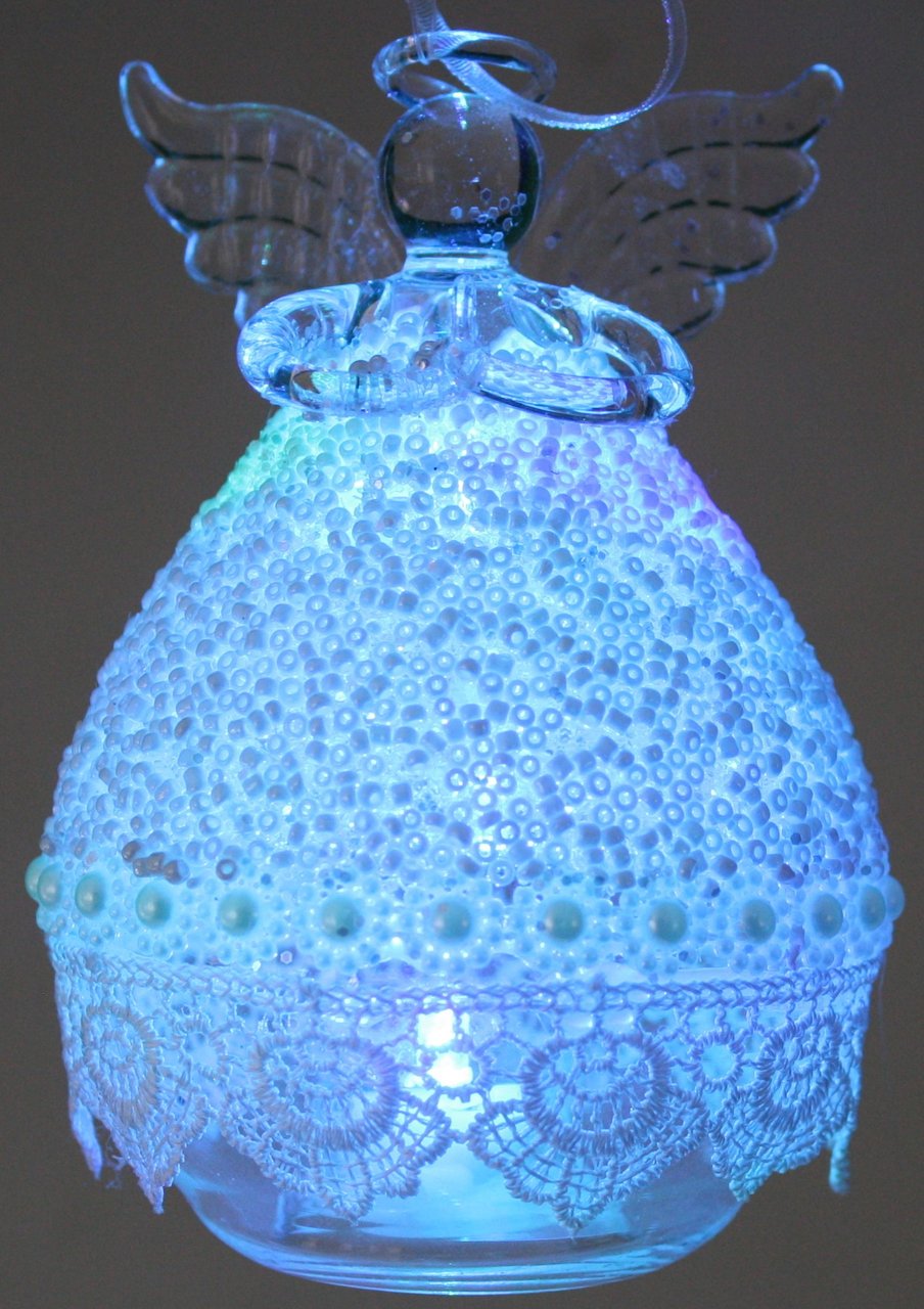 Pearl Angel Ornament