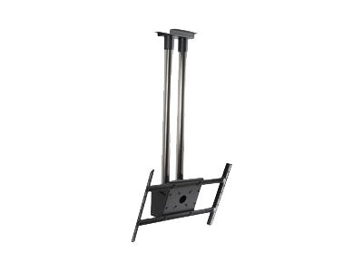Peerless-AV Modular Mounts Line MOD-FPS2KIT150-B - Mounting kit (ceiling plate, adapter plate, 2 poles) - for flat panel - black