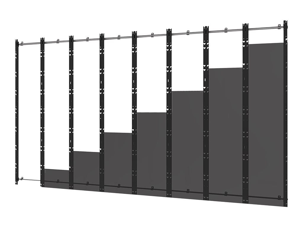 Peerless-AV SEAMLESS Kitted Series - Mounting kit (bracket set) - modular - for 8x8 LED video wall - aluminum frame -