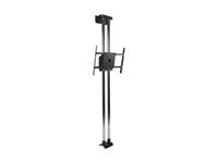 Peerless-AV Wall Mount for Flat Panel Display - Black, Chrome