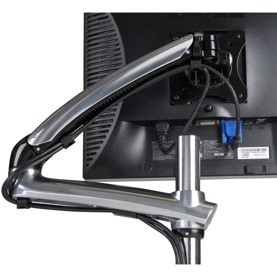 Peerless-Av Lct620A-G Desk Mount For Flat Panel Display - Black, Polished Aluminum, Chrome