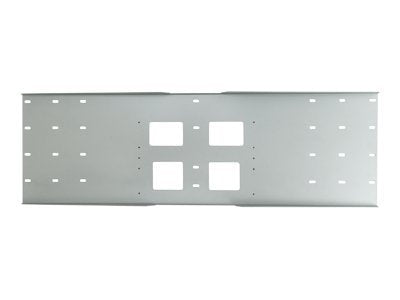 Peerless External Wall Plate WSP724 - Mounting component (wall plate) - cold-rolled steel - black
