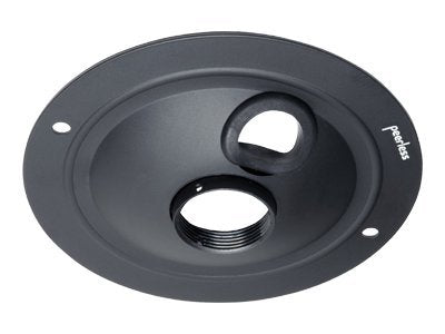 Peerless Round Ceiling Plate ACC 570 - Mounting component (ceiling plate) - cold-rolled steel - black ACC570