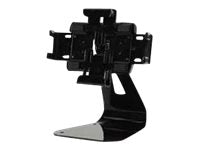 Peerless Universal Tablet Cradle PTM400S - Mounting kit - for tablet - polyester - black powder coat - wall-mountable,