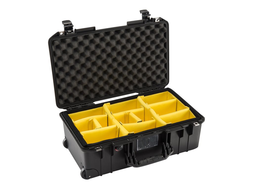 Pelican Air 1535 With Padded Dividers - Hard case - ABS plastic, polypropylene, HPX polymer - black 015350-0042-110