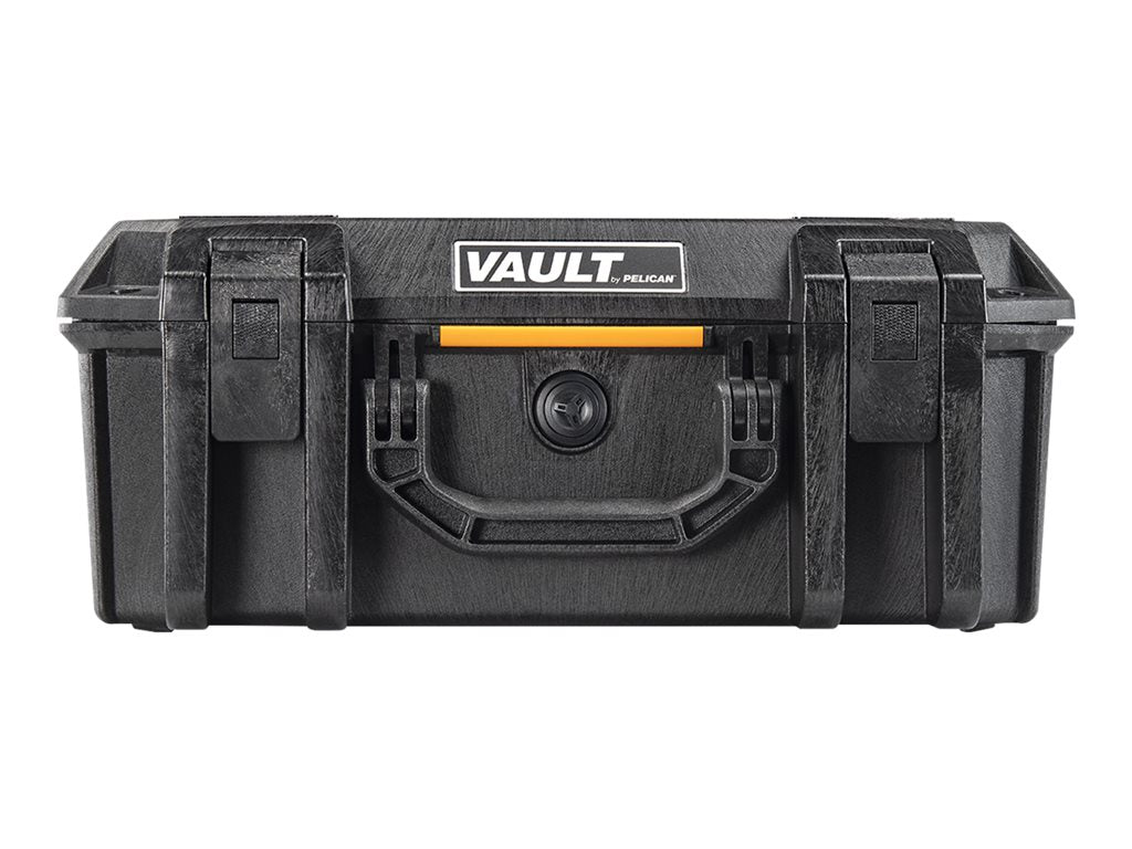 Pelican Vault V300 Large - Weapon case - rugged - stainless steel, ABS plastic, polyethylene, polymer - black VCV300-0020-BLK