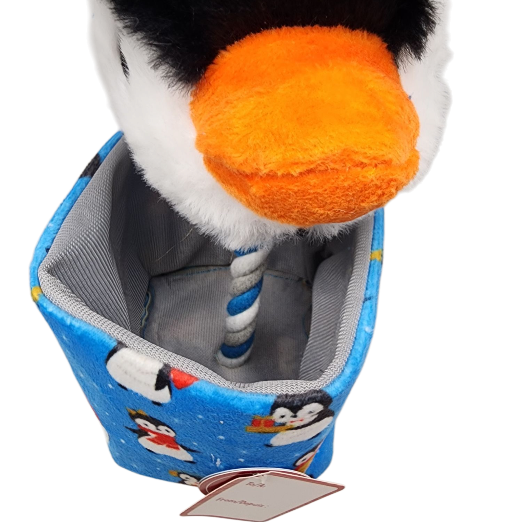 Penguin Hide and Treat Tug Toy