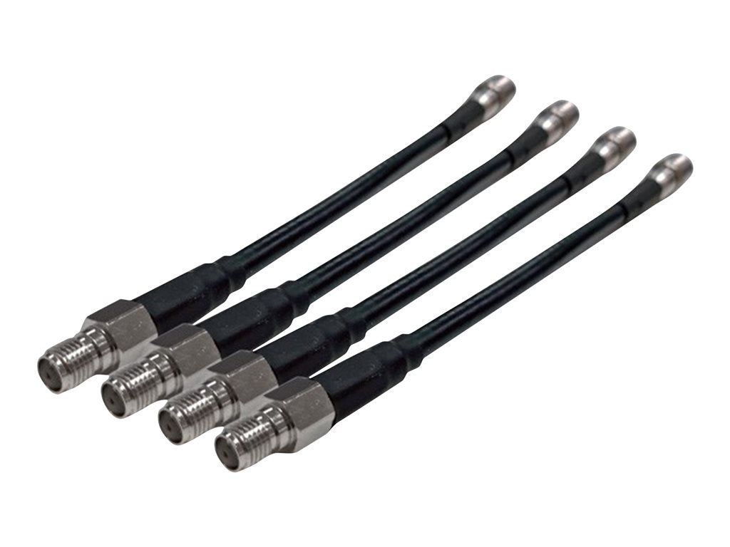 Peplink - Antenna adapter - QMA connector (M) to SMA (F) (pack of 4)