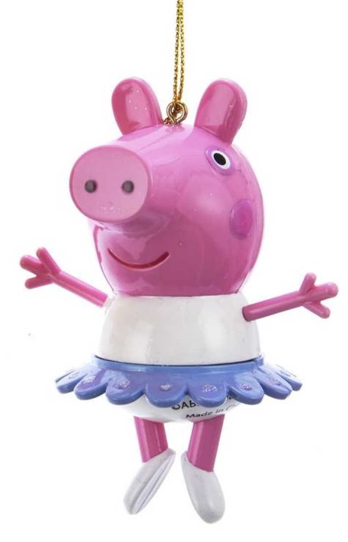 Peppa Pig Ornament - Yellow Dress