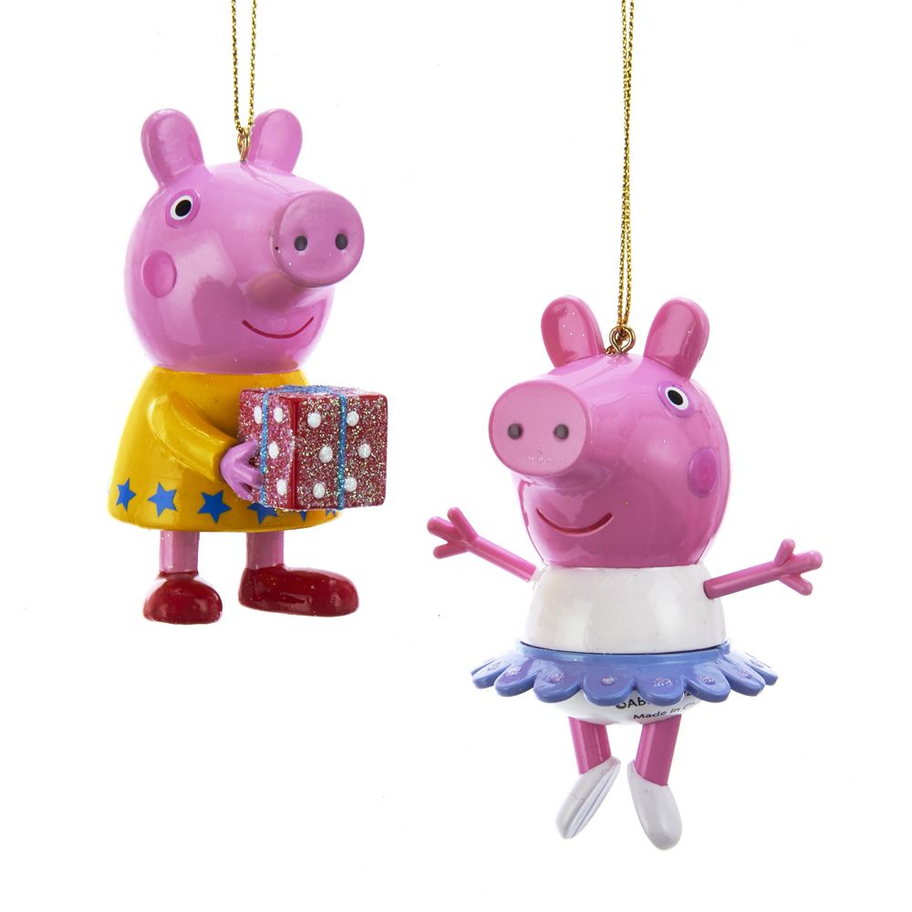 Peppa Pig Ornament - Yellow Dress