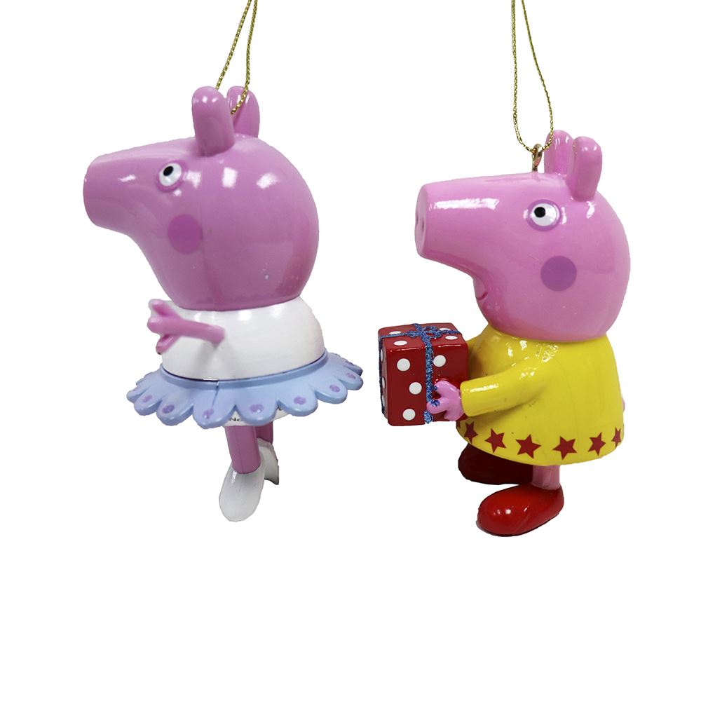 Peppa Pig Ornament - Yellow Dress