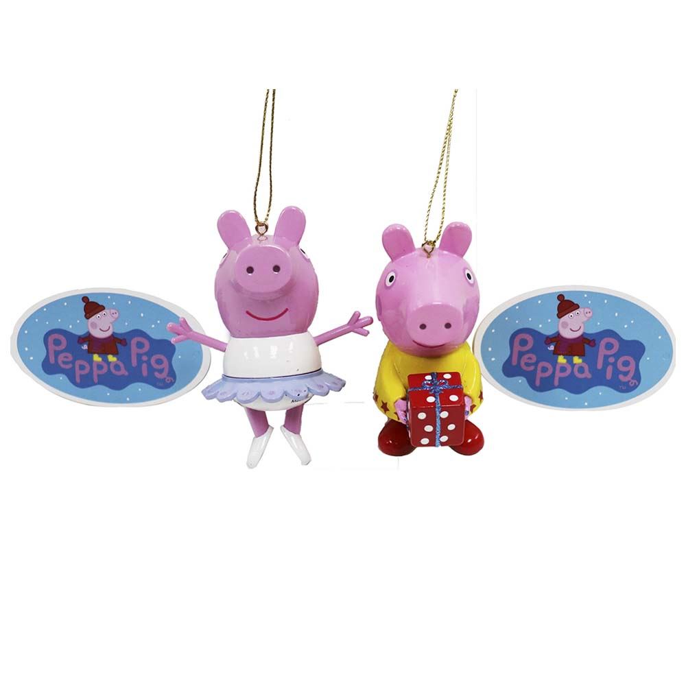 Peppa Pig Ornament - Yellow Dress