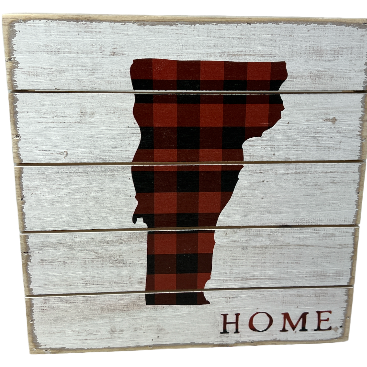 Perfect Pallet Petite Sign - Buffalo Plaid Vermont