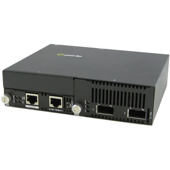Perle 10 Gigabit Ethernet Ip-Managed Stand-Alone Media Converter With Dual Xfp Slots 05071184