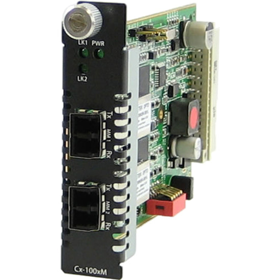 Perle C-1000Mm-M2Lc2 - Gigabit Ethernet Fiber To Fiber Media Converter Module