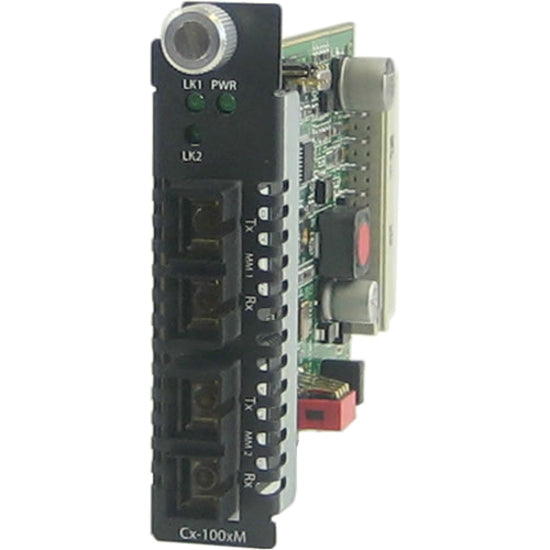Perle C-1000Mm-M2Sc2 - Gigabit Ethernet Fiber To Fiber Media Converter Module