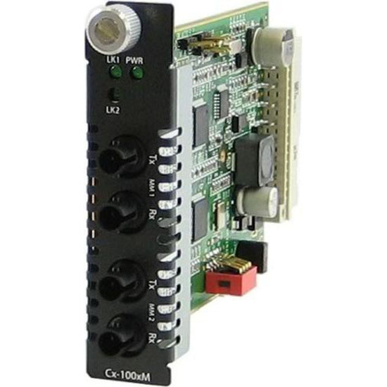 Perle C-1000Mm-M2St2 - Gigabit Ethernet Fiber To Fiber Media Converter Module
